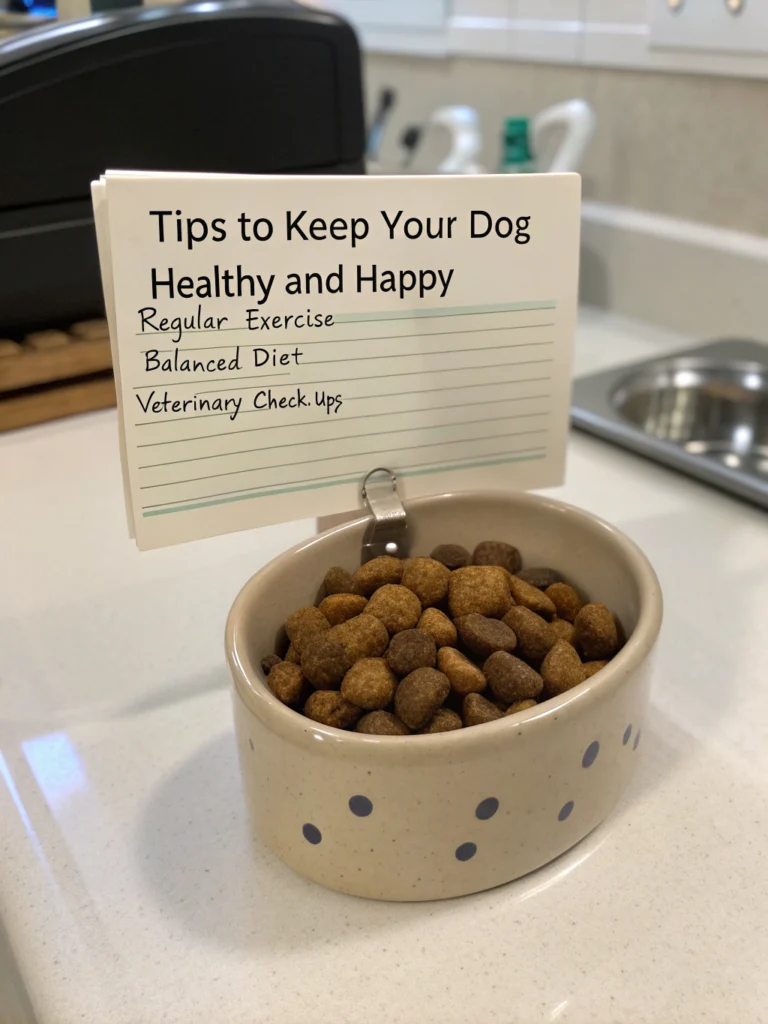 7 tips to keep your dog healthy and happy