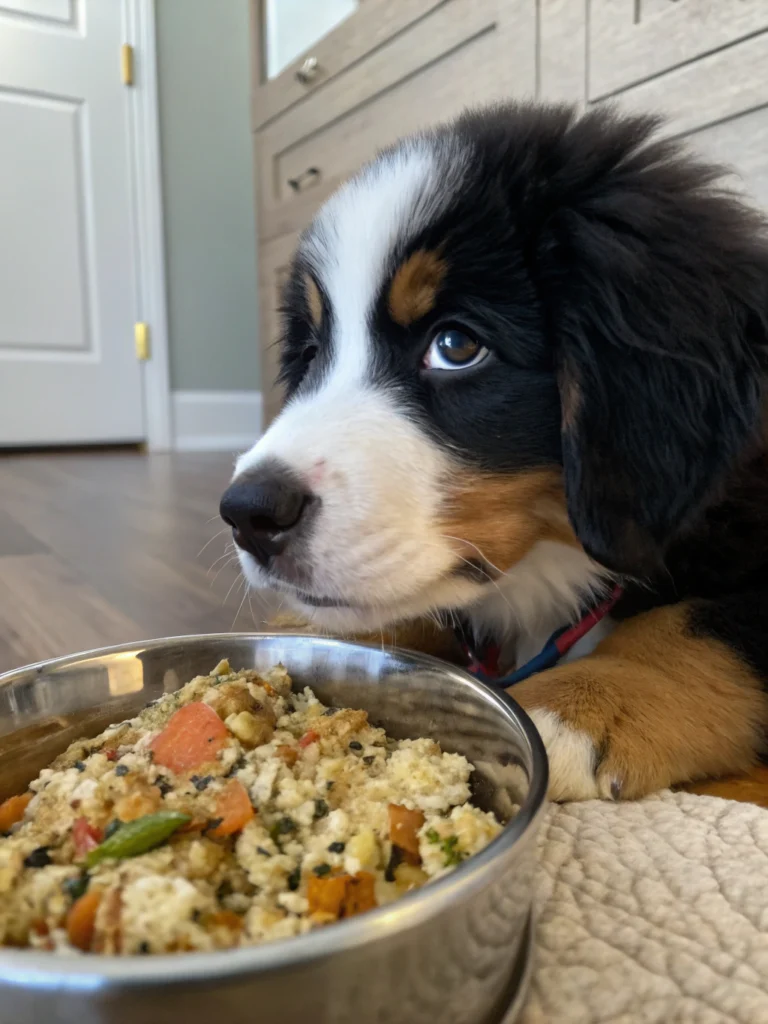 bernese mountain dog puppy