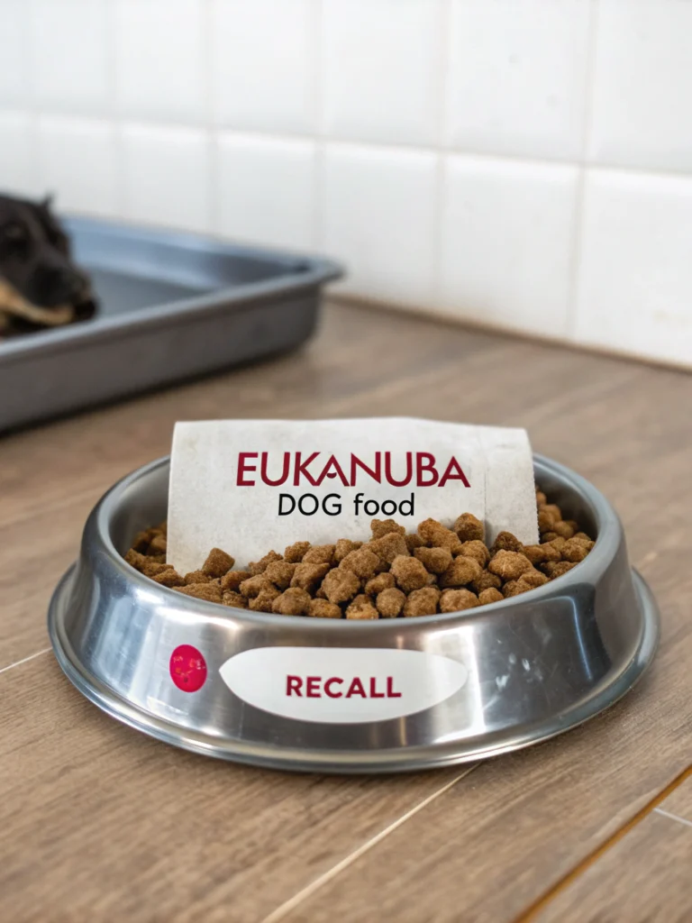 eukanuba dog food recall