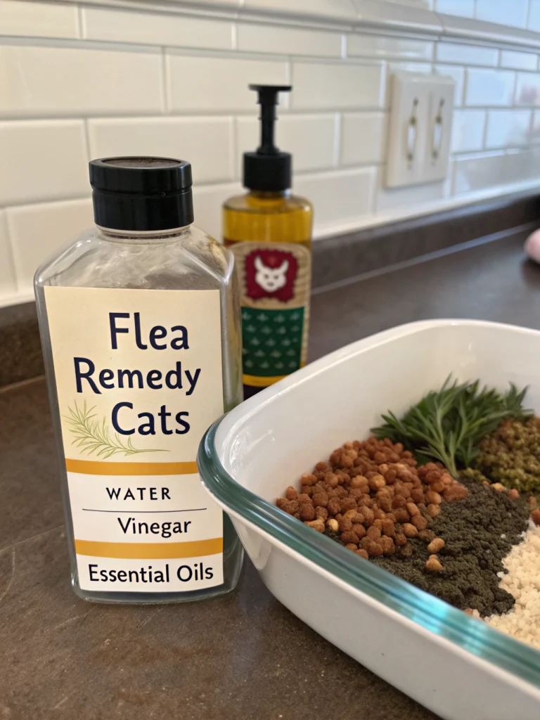 home remedies for fleas on cats