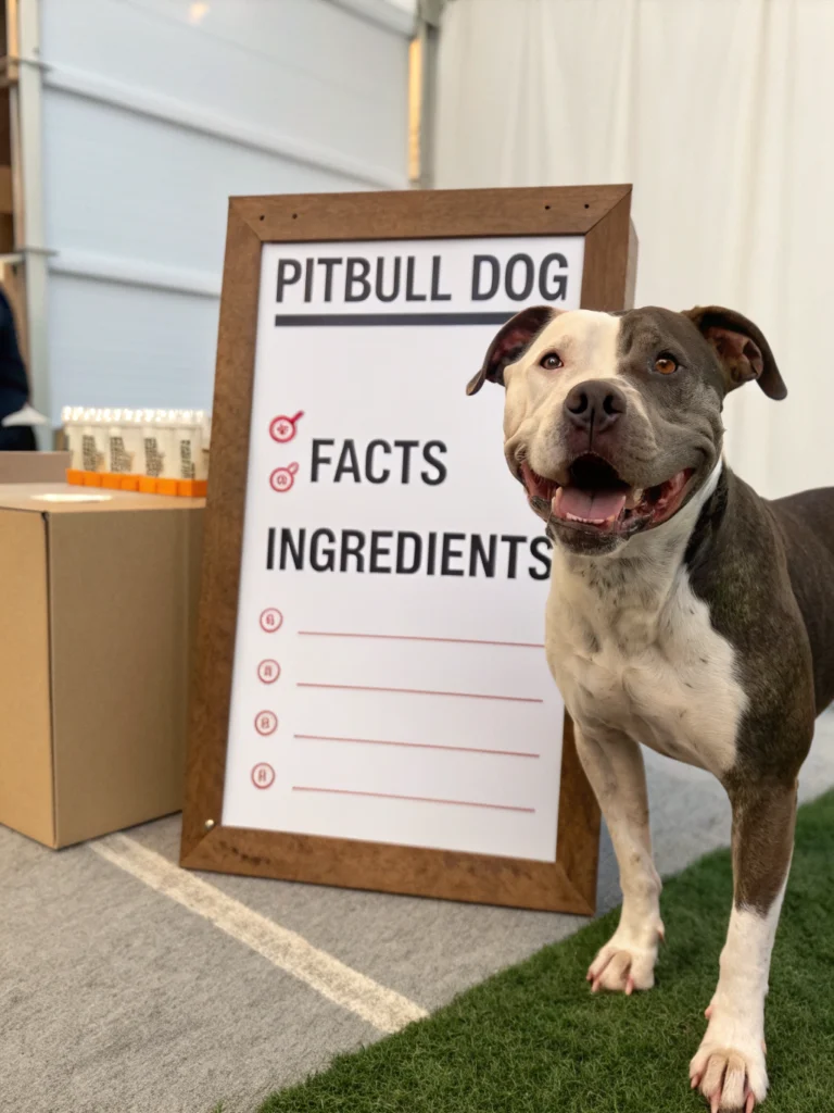 pitbull dog factsingredients