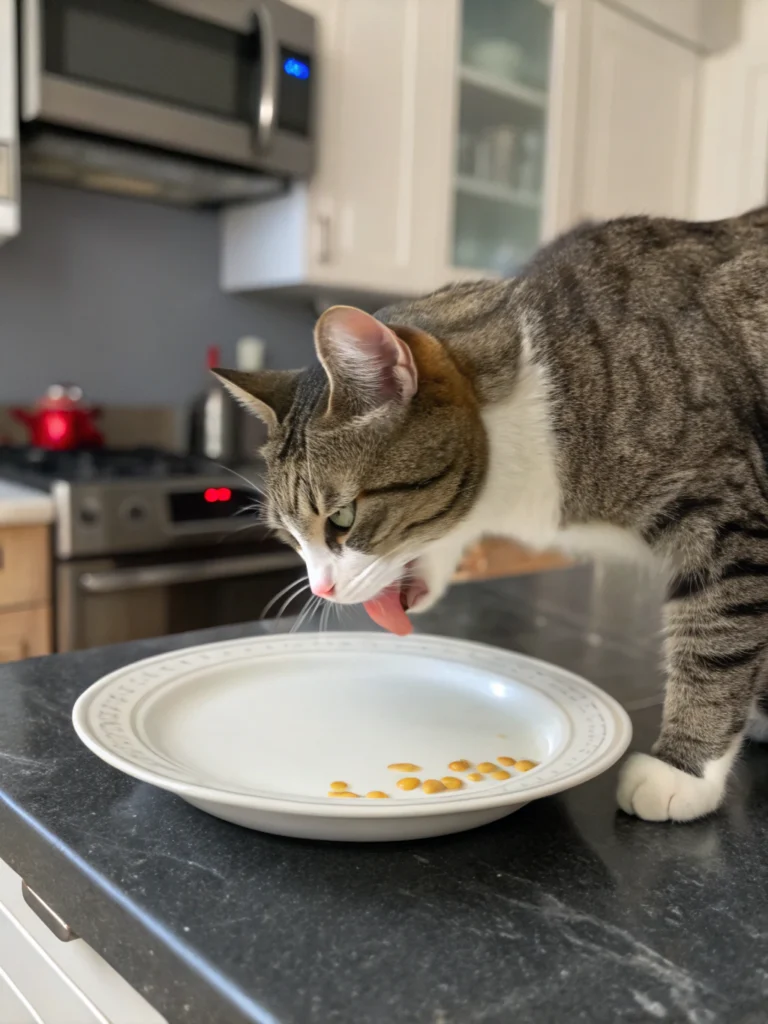 why do cats lick